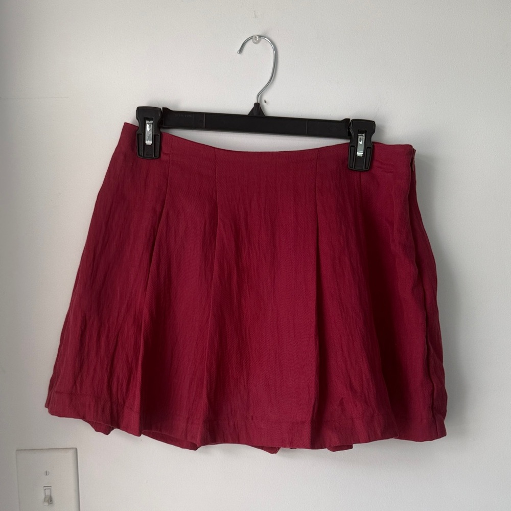 a new day Women's Mini Skirt in Deep Red
